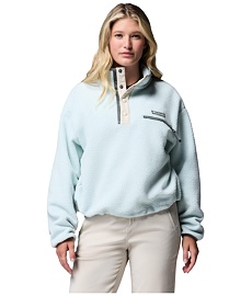 Hanorac damă COLUMBIA HELVETIA II CROPPED HALF SNAP FLEECE