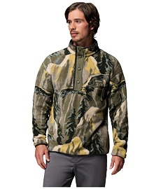 Hanorac bărbați COLUMBIA HELVETIA II PRINTED HALF SNAP FLEECE